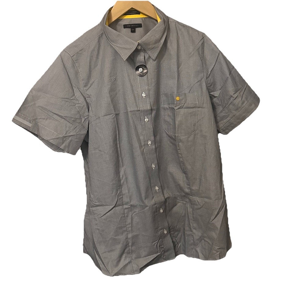 TwinHill Women's 16 R Outdoor Work Shirt With Reflectors Cotton/Polyester-00353